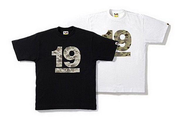 A Bathing Ape 19周年纪念Tee 全家福尺寸即将开卖