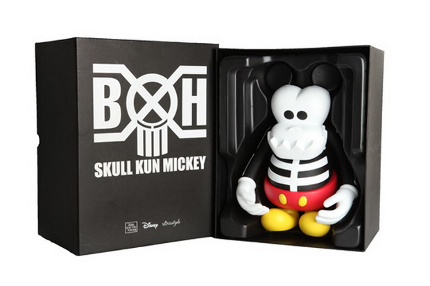 CLOT & Disney × MindStyle × Bounty Hunter Skull Kun Mickey 骷髅米奇公仔