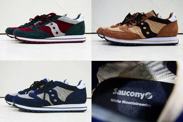 White Mountaineering × Saucony Jazz O 联名鞋款首度登场