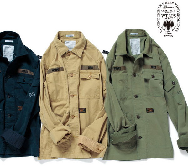 WTAPS 2012新品登场 军事风衬衫/工装裤