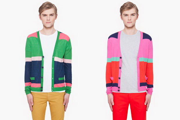 Marc by Marc Jacobs 2012春夏 Colorblock Cashmere Cardigan 开襟衫系列 新作登场