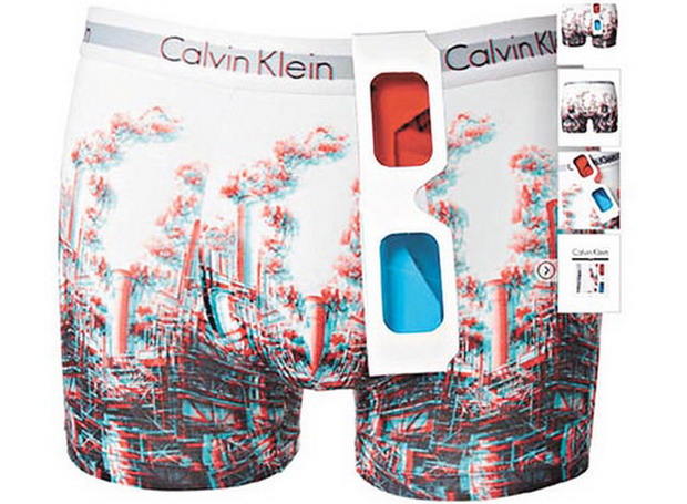 Calvin Klein 推出3D内裤，雄伟至极！