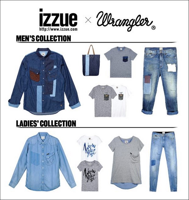 izzue × Wrangler 2012春夏 联乘系列商品发表