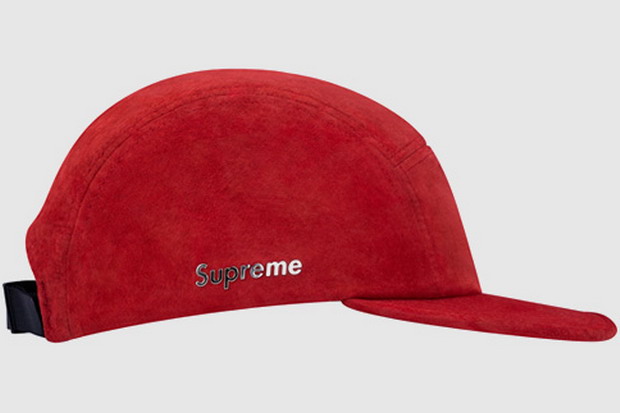 Supreme 2012春夏系列 金属字体麂皮帽