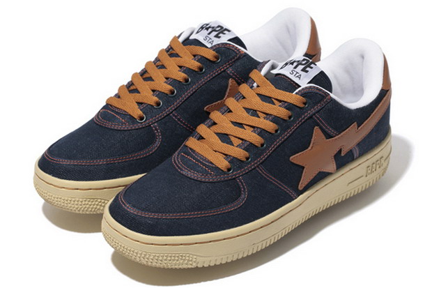 A Bathing Ape WORK TYPE BAPE STA 丹宁鞋款