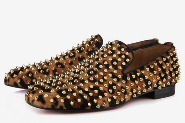 Christian Louboutin 2012春夏 豹纹卯钉 Rollerboy Spike 鞋款