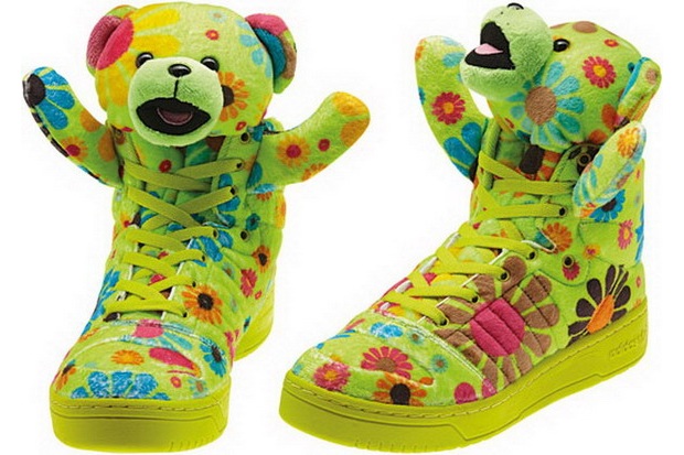 adidas Originals by Jeremy Scott JS Bear " Flower Power " 鞋款