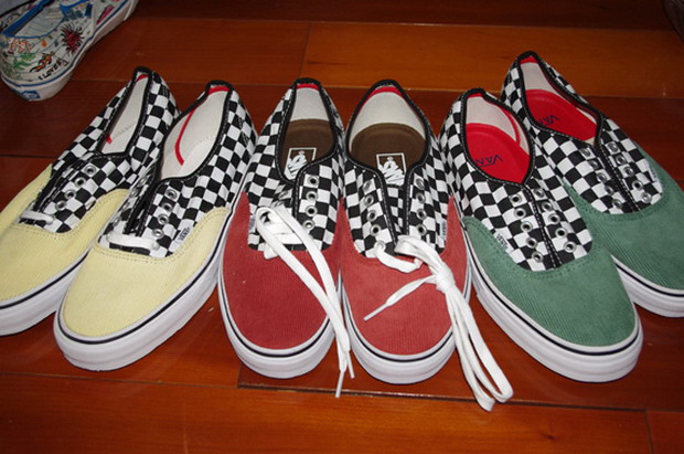 Supreme × Vans Authentic Checkered Corduroy Pack 全新曝光