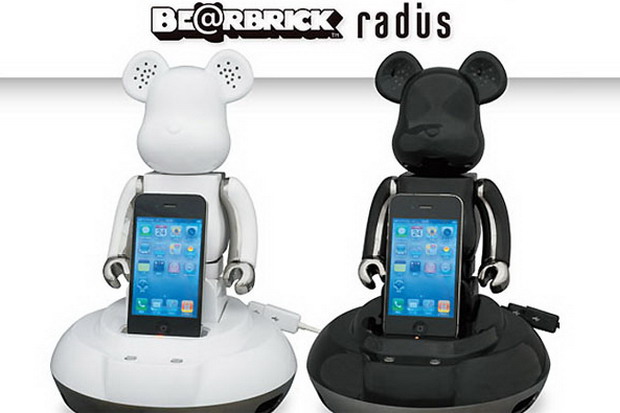 Medicom Toy × radius 2012 Be@rbrick Speaker System 全新公仔造型iPod/iPhone音箱