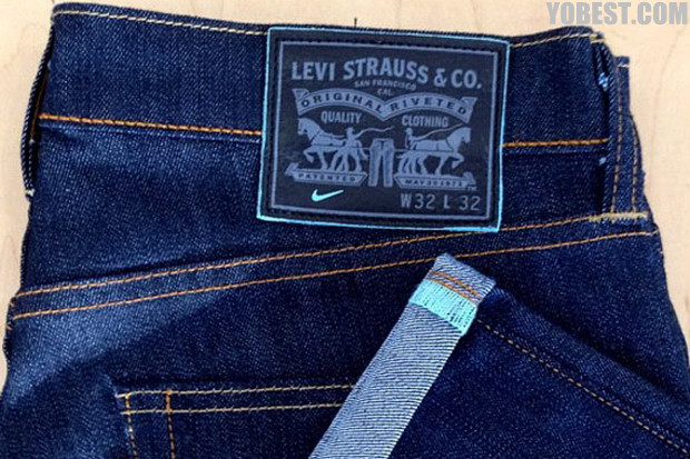 Nike SB × Levi's 511 Jeans 联名牛仔裤细节图抢先看！