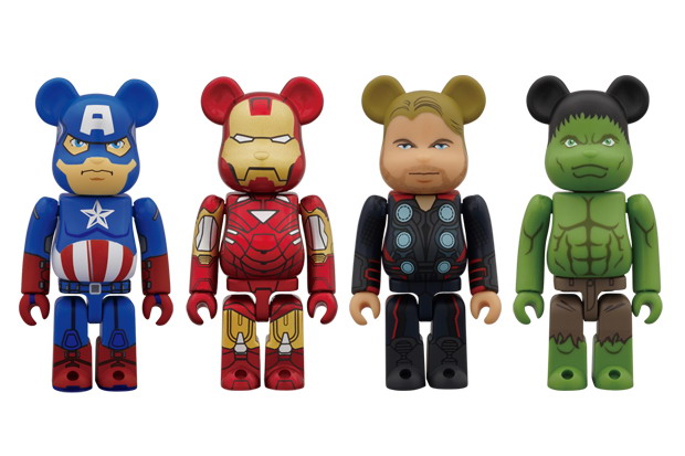 Marvel × Medicom Toy Bearbrick《The Avenger 复仇者联盟》系列公仔