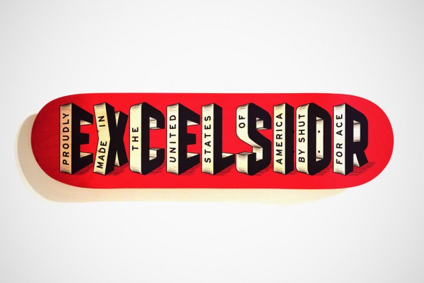 Ace Hotel × Shut Skateboards Excelsior 别注滑板