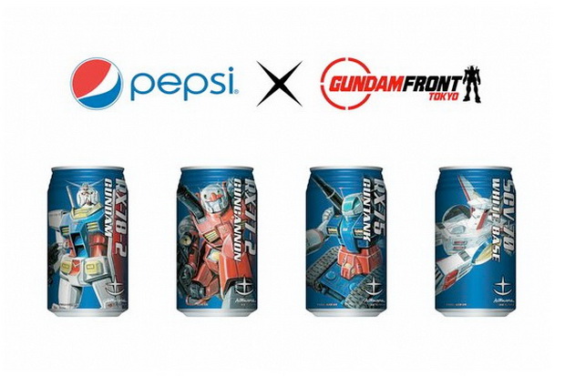 Gundam × Pepsi "百事钢弹" 系列罐装汽水