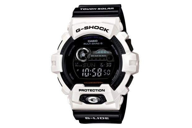 Casio G-Shock G-Lide GWX-8900B-7DR 黑白设计表款