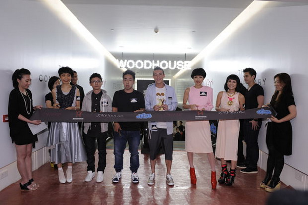 陈冠希、潘世亨、徐濠萦等人剪彩 WOODHOUSE 香港星级名店开幕派对