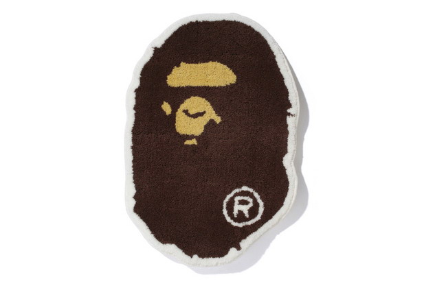 A Bathing Ape “BAPE FACE RUG”经典猿人头地垫