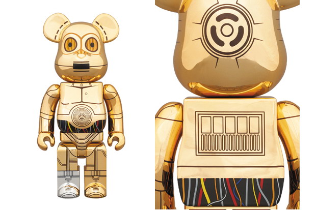 Star Wars × Stussy × Medicom Toy "MAY THE FORCE BE WITH YOU" 400% C-3PO Be@rbrick 公仔