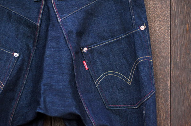 COMME des GARCONS 男装副线 Junya Watanabe × Levi's 联名裤款！