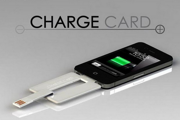 iPhone专用！玲珑娇小的随时充电卡片 ChargeCard