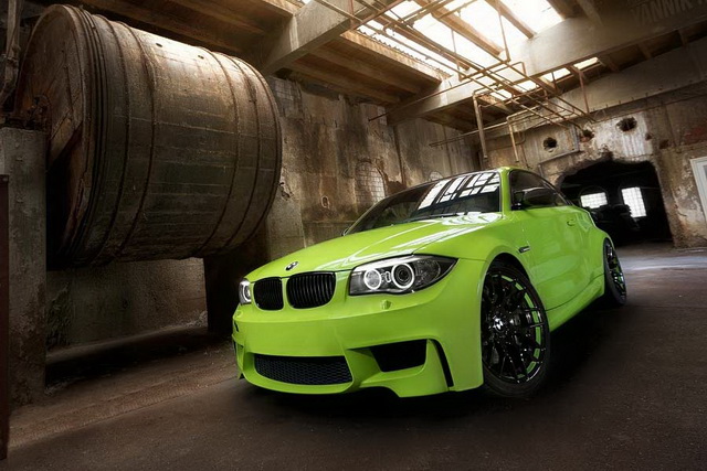 绿色小钢炮！Irie Green BMW 1 Series M Coupe 改装作品