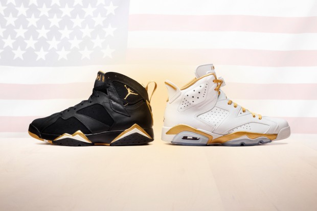 Air Jordan 6 & 7 “Golden Moments” 复刻系列