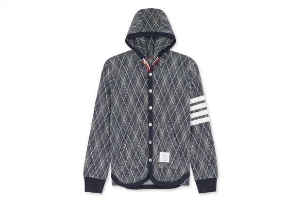 Thom Browne 2012 秋冬 Button Frontargyle Parka 连帽外套