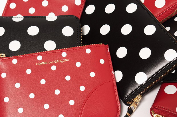 COMME des GARCONS WALLET 2012 Polka Dots Printed 波点水玉钱包配件系列