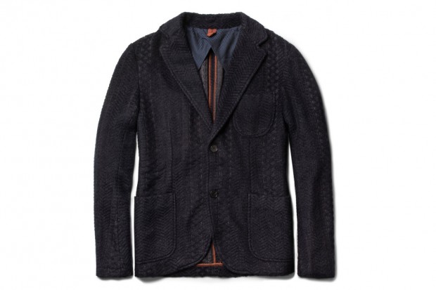 Missoni Unstructured Zigzag-Knit Mohair and Wool-Blend Blazer 编织外套