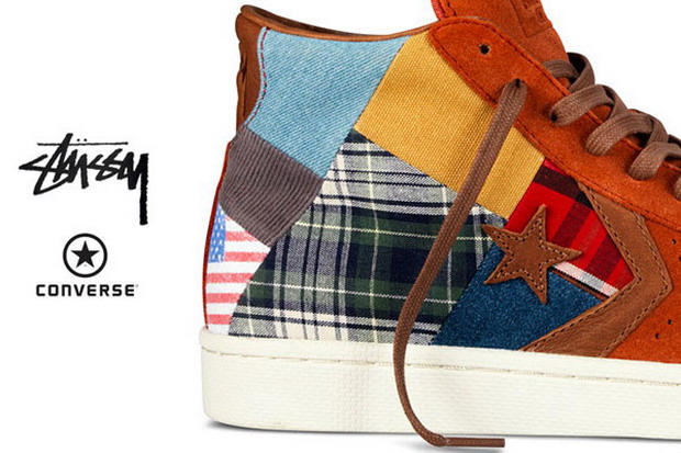 Stussy NYC × Converse 联名限定版本 First String Pro Leather 鞋款