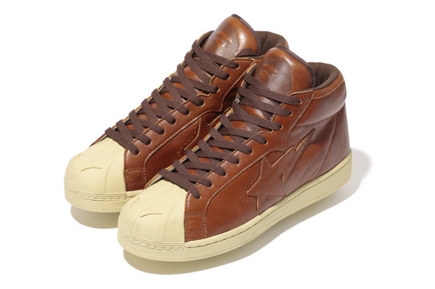 A Bathing Ape 2012秋冬 OIL LEATHER BIG TONGUE ULTRA SKULL STA 鞋款