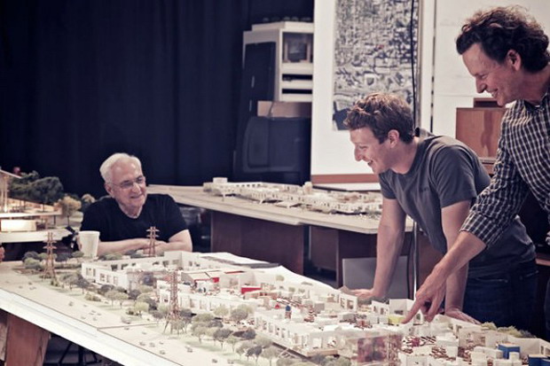 Frank Gehry 负责 Facebook 总部扩展计划设计工作