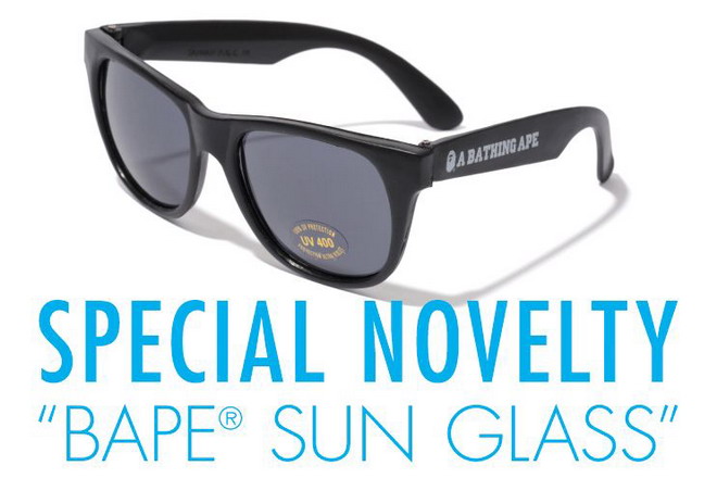 2012年夏季BAPE日本 满额馈赠特制太阳眼镜活动