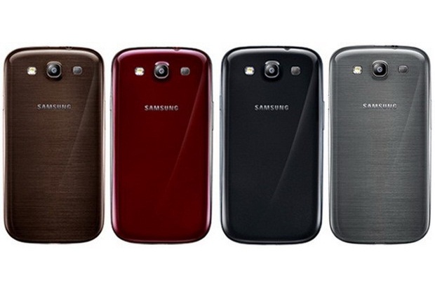 三星来个 Galaxy S III 颜色轰炸，红、黑、灰和棕色，有一款合心意吗？