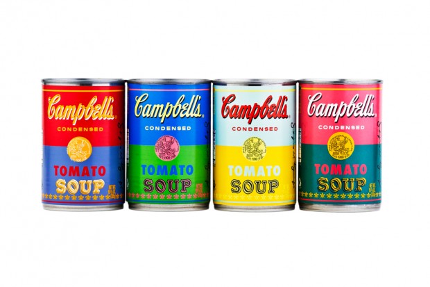 金宝汤为庆祝 Andy Warhol 作品 “32 Campbell’s Soup Cans” 50周年纪念推出别注版罐头汤