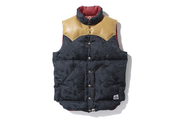 A Bathing Ape × Rocky Mountain Featherbed 2012秋冬 Down Vest 羽绒背心