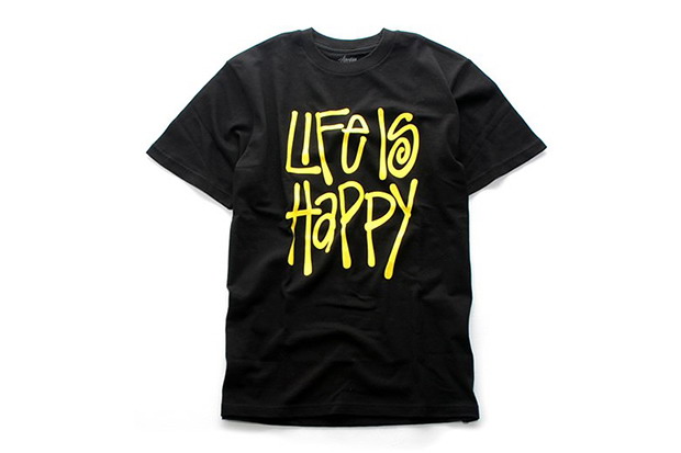 ZOZOOUTDOOR × Stussy 2012 “Life is Happy” T-Shirt