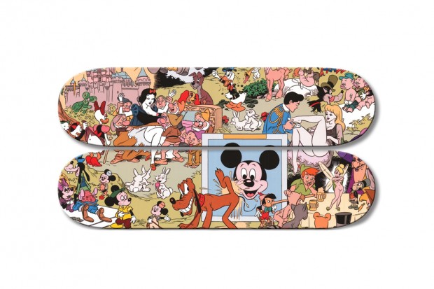 Paul Krassner 与 Wally Wood 联手打造 Disney Orgy Skate Decks 别注滑板