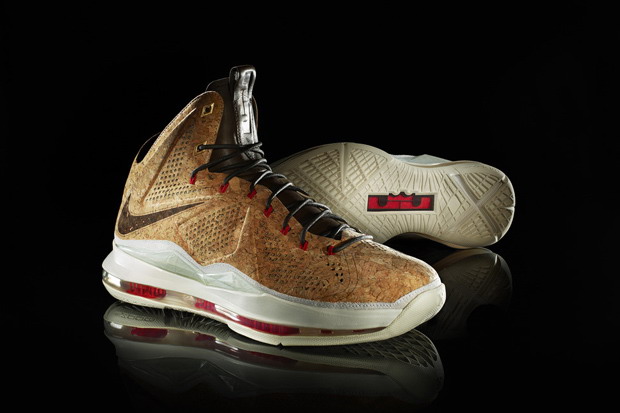 以软木塞为概念的 Nike Sportswear LeBron X Cork Edition 限定别注鞋款