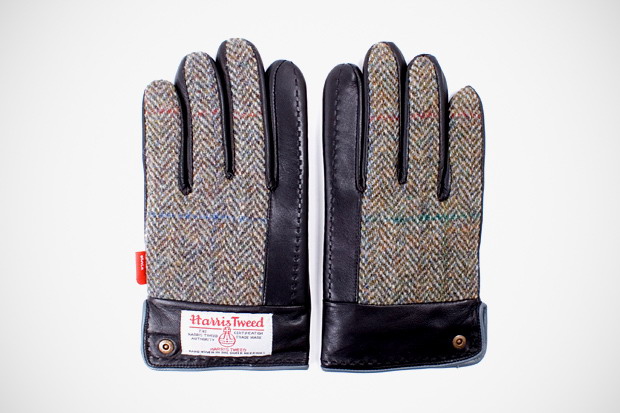 WTAPS × Harris Tweed 2012秋冬 Leather Gloves 手套