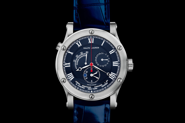 Ralph Lauren Steel Sporting World Time Watch 表款