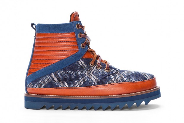 Volta Blue Jacquard Madeshi Boot 靴款