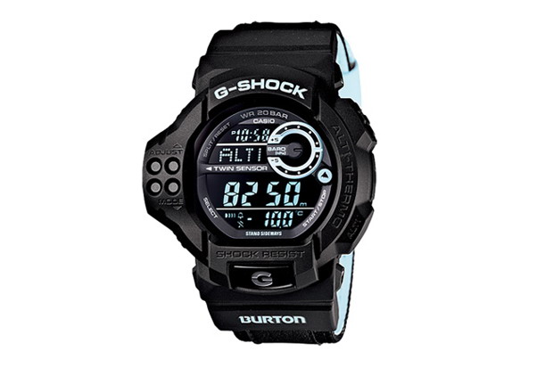 Burton × Casio G-Shock GDF-100BTN-1JR 别注手表