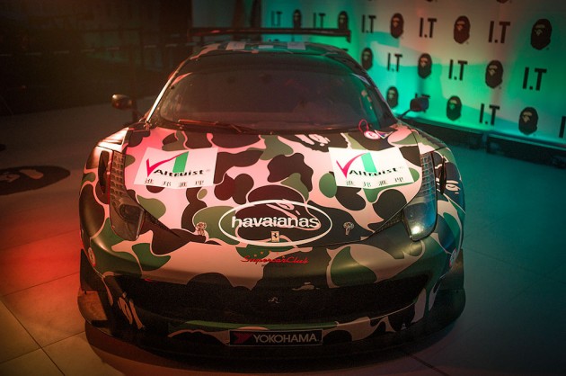 A Bathing Ape × Ferrari 458 GT3 "1st Camo" 车款首次曝光