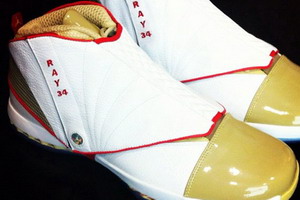 Air Jordan 16 Ray Allen Gold PE 鞋款惊艳曝光