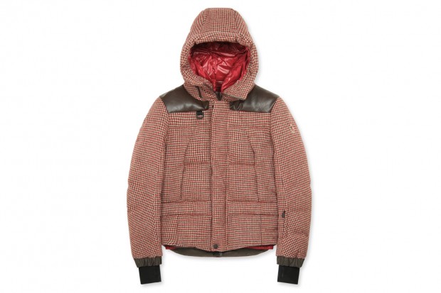Moncler Grenoble 格纹羽绒外套