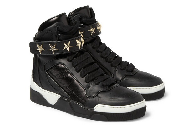Givenchy Star-Detail Leather 时尚运动鞋款