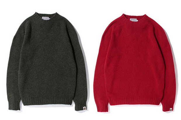 A Bathing Ape × Inverallan 2012秋冬 Shetland Sweater 联名毛衣新品