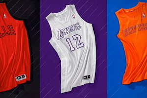 圣诞节专属！adidas Big Color NBA 亮彩球衣