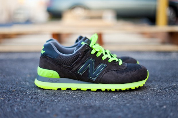 New Balance 2012冬季 M574KNR Black/Neon 配色鞋款