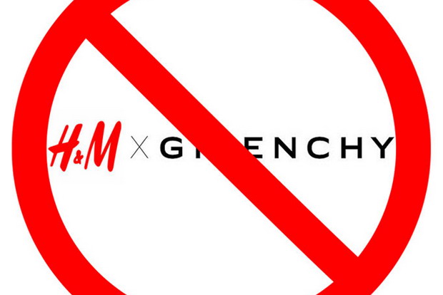 Givenchy 纪梵希正式否认与 H&M 将在明年合作的谣言传闻